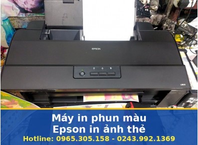 Máy In Phun Màu Epson In Ảnh Thẻ Cũ Tại Long Biên: In Thử Kỹ