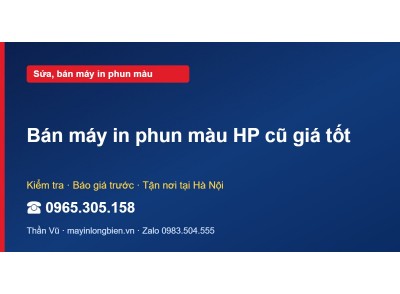 Bán máy in phun màu HP cũ giá tốt
