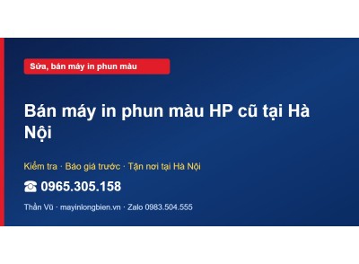 Bán máy in phun màu HP cũ tại Hà Nội