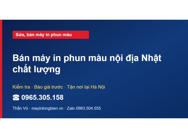 Bán máy in phun màu nội địa Nhật chất lượng
