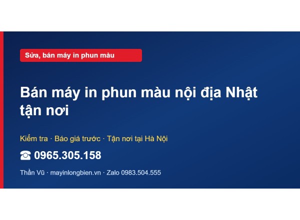 Bán máy in phun màu nội địa Nhật tận nơi