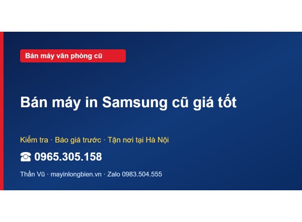 Bán máy in Samsung cũ giá tốt