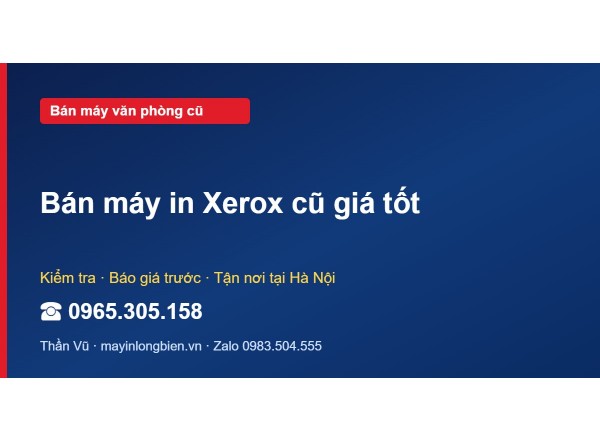 Bán máy in Xerox cũ giá tốt
