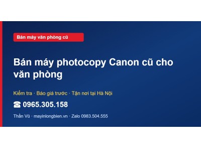 Bán máy photocopy Canon cũ cho văn phòng