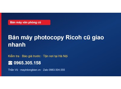 Bán máy photocopy Ricoh cũ giao nhanh
