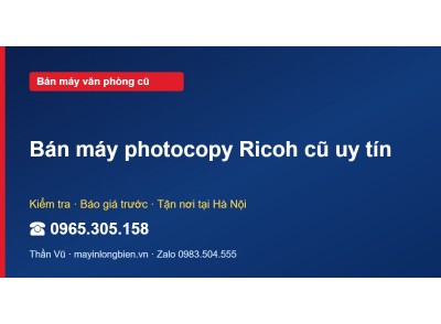 Bán máy photocopy Ricoh cũ uy tín