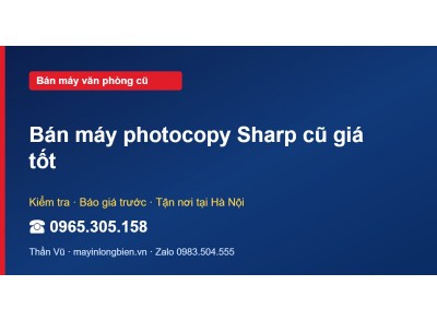 Bán máy photocopy Sharp cũ giá tốt
