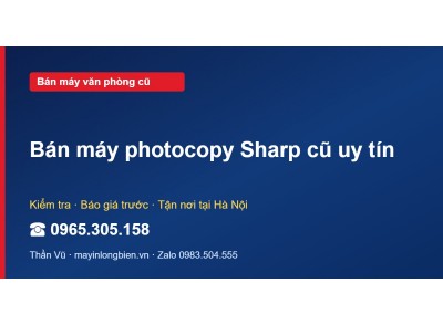 Bán máy photocopy Sharp cũ uy tín