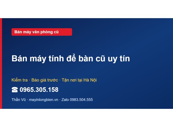 Bán máy tính để bàn cũ uy tín