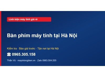 Bàn phím máy tính tại Hà Nội
