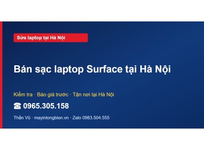 Bán sạc laptop Surface tại Hà Nội
