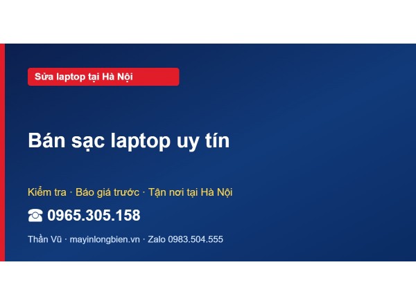 Bán sạc laptop uy tín