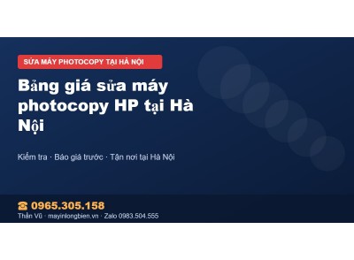 Bảng giá sửa máy photocopy HP tại Hà Nội