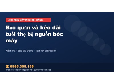 Bảo quản và kéo dài tuổi thọ bộ nguồn bóc máy
