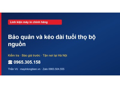 Bảo quản và kéo dài tuổi thọ bộ nguồn