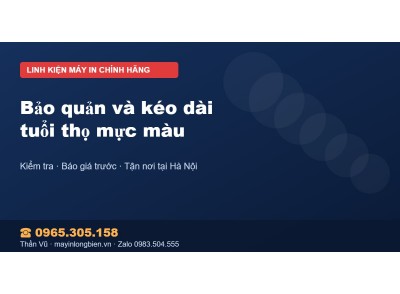 Bảo quản và kéo dài tuổi thọ mực màu
