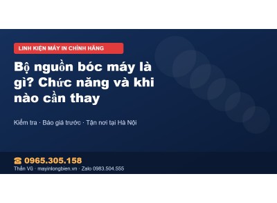 Bộ nguồn bóc máy là gì? Chức năng và khi nào cần thay