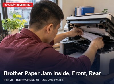 Brother báo Paper Jam Inside, Front, Rear | Thần Vũ