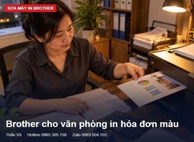 Máy in Brother văn phòng in hóa đơn màu | Thần Vũ