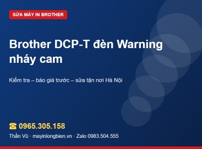 Brother DCP-T đèn Warning nháy: tra lỗi theo đèn | Thần Vũ