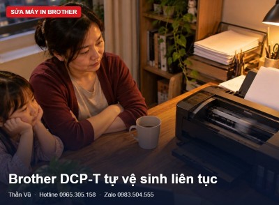Brother tự vệ sinh liên tục, in chậm: vì sao? | Thần Vũ