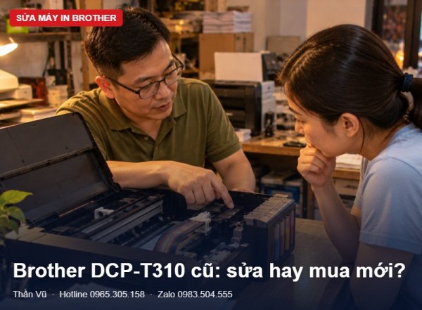 Brother DCP-T310 cũ: sửa tiếp hay mua mới? | Thần Vũ