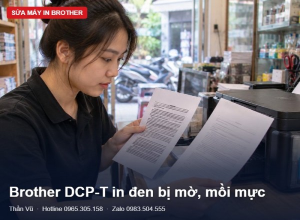 Brother in đen bị mờ: làm sạch mạnh đúng cách | Thần Vũ