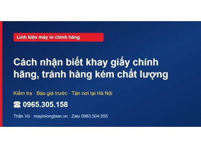 Cách nhận biết khay giấy chính hãng, tránh hàng kém chất …
