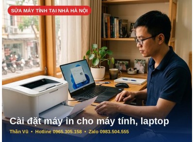 Cài Đặt Máy In Cho Máy Tính, Laptop Tại Nhà Hà Nội | Thần Vũ