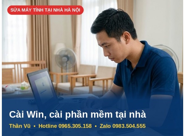 Cài Win, Cài Phần Mềm Máy Tính Tại Nhà Hà Nội – Giữ Dữ Liệu | Thần Vũ
