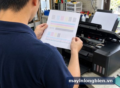 Căn chỉnh đầu phun khi chữ bị nhòe đôi: cách làm từng hãng