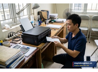 Canon báo hết giấy dù có giấy, lỗi 1000 | Thần Vũ