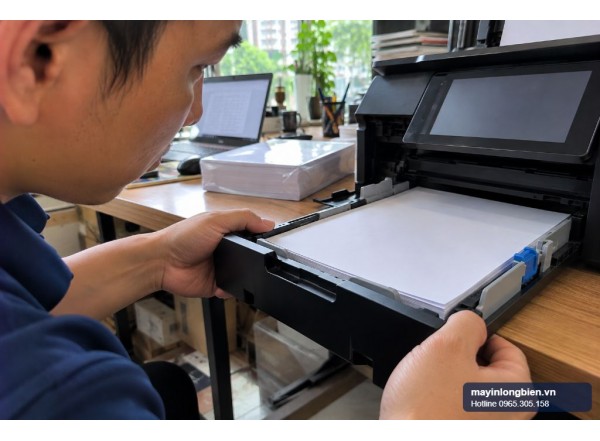 Canon không kéo giấy khay trước (cassette) | Thần Vũ
