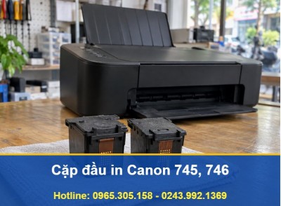 Cặp Đầu In Canon 745 Và 746 Cho Canon TS207, MG2570S Tận Nơi
