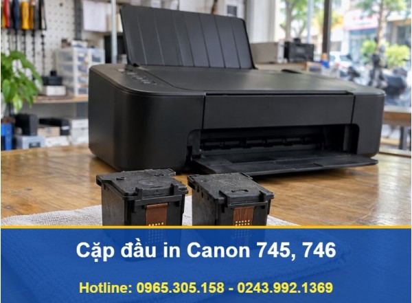 Cặp Đầu In Canon 745 Và 746 Cho Canon TS207, MG2570S Tận Nơi