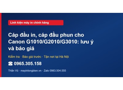 Cáp đầu in, cáp đầu phun cho Canon G1010/G2010/G3010: lưu…
