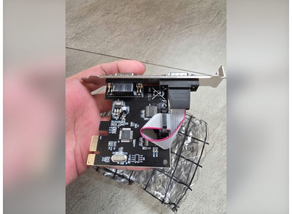 Card PCIe Ra 2 Cổng COM RS232 Mới – 750K, BH 1 Tháng