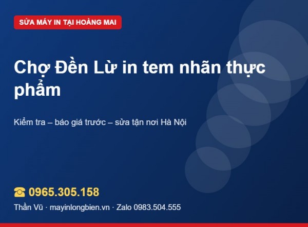 In tem nhãn thực phẩm ở chợ Hoàng Mai | Thần Vũ