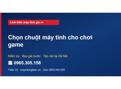 Chọn chuột máy tính cho chơi game