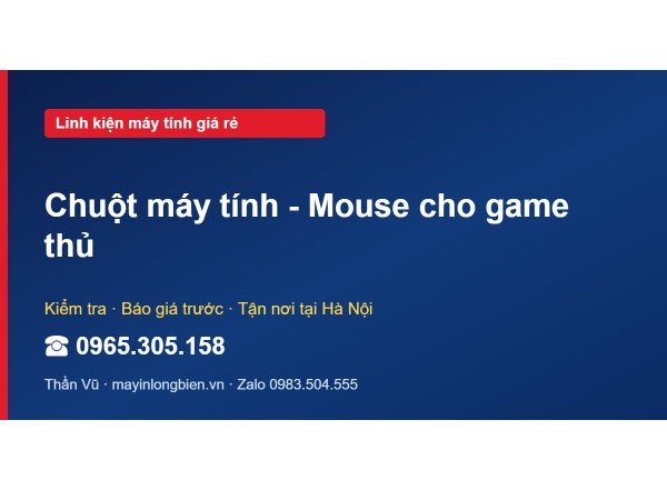 Chuột máy tính - Mouse cho game thủ