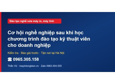 Cơ hội nghề nghiệp sau khi học chương trình đào tạo kỹ th…
