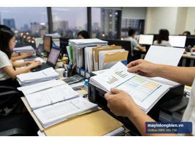 Máy in mùa quyết toán: bảo trì trước, xử lý gấp