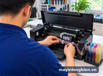 Dẫn mực ngoài Canon iX6770, iX6860: hộp hãng hay thay thế?
