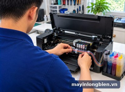 Dẫn mực ngoài Canon iX6770, iX6860: hộp hãng hay thay thế?