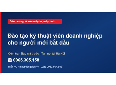Đào tạo kỹ thuật viên doanh nghiệp cho người mới bắt đầu