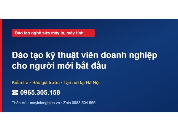 Đào tạo kỹ thuật viên doanh nghiệp cho người mới bắt đầu