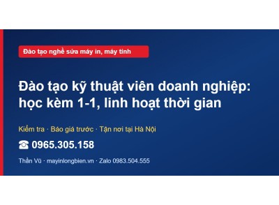 Đào tạo kỹ thuật viên doanh nghiệp: học kèm 1-1, linh hoạ…