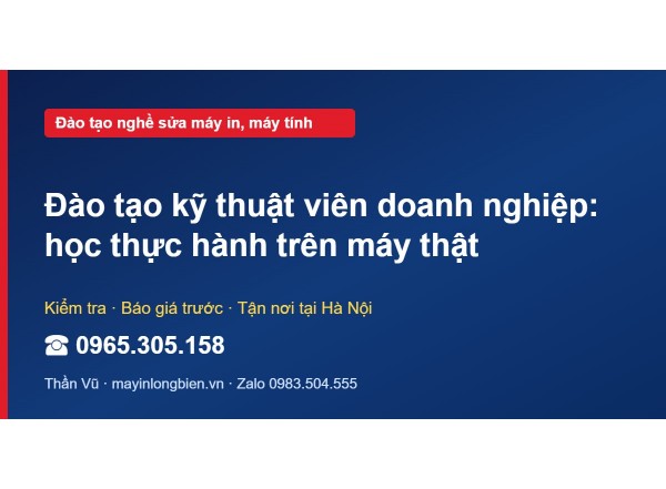 Đào tạo kỹ thuật viên doanh nghiệp: học thực hành trên má…