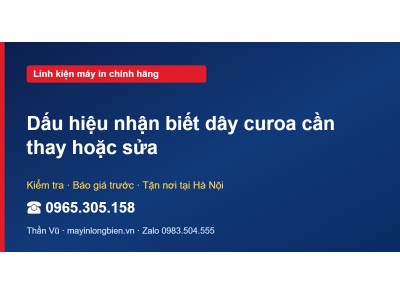 Dấu hiệu nhận biết dây curoa cần thay hoặc sửa