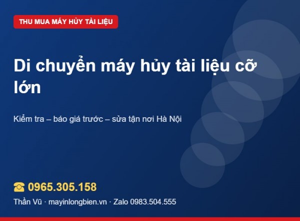 Vận chuyển máy hủy lớn qua cầu thang an toàn | Thần Vũ